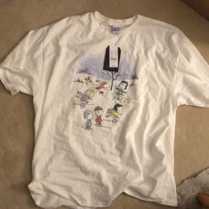 brand new, never worn charlie brown christmas shirt